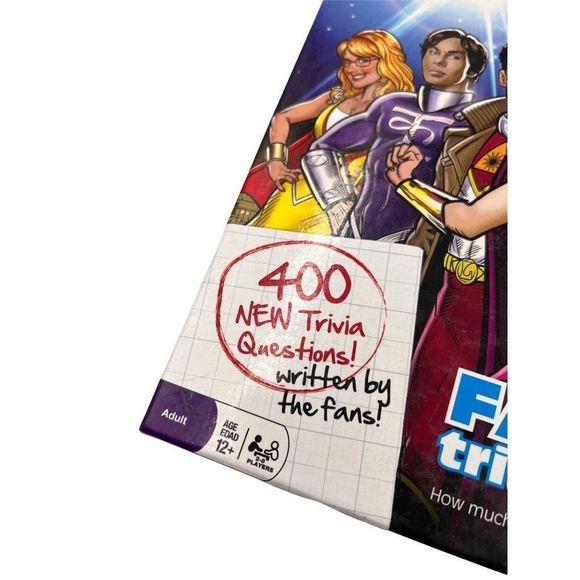 Big Bang Theory Fan Edition Board Game Trivia Fact Fiction 2-8 12+ - Picture 11 of 11